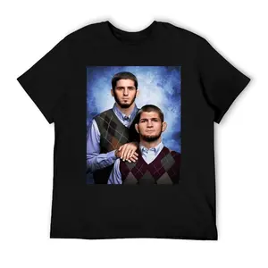 FUNNY ISLAM & KHABIB STEP BROTHERS TEE - T-Shirt -Boxing Shirts - Gift For Fans - Unisex Boxing Shirt Top Menswear
