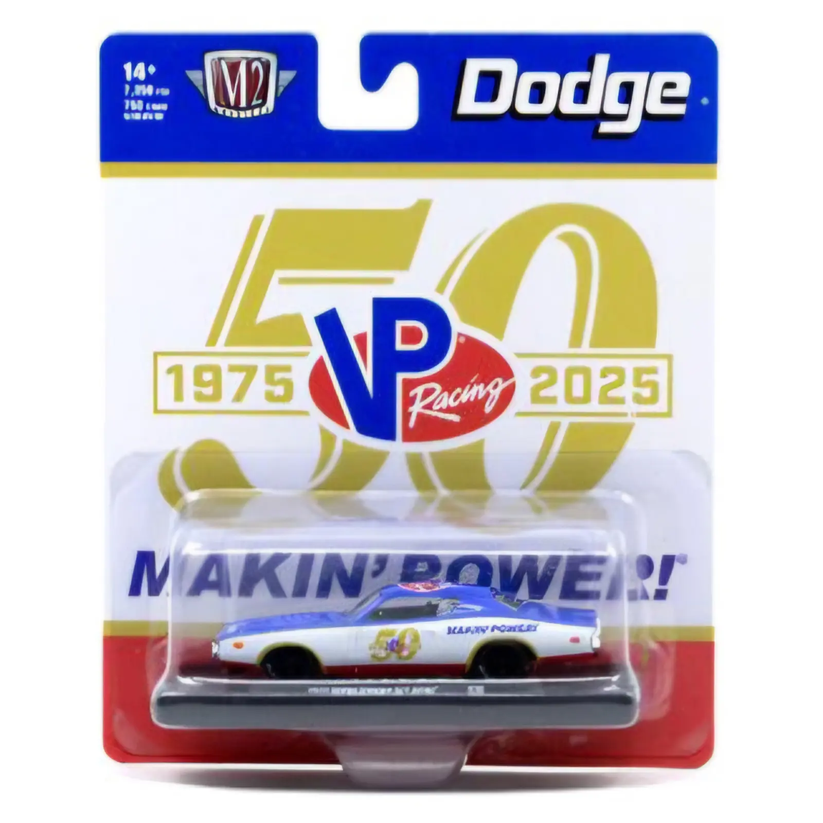 M2 1971 Dodge Charger R/T HEMI, Auto-Drivers Release 133, 1:64 Scale, Diecast Model Car