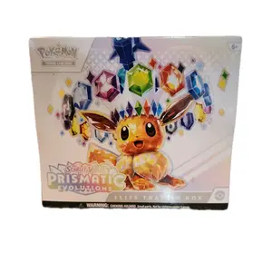 Pokémon 2025 Scarlet & Violet Prismatic Evolutions Elite Trainers Box - Official Trading Card Game Collection