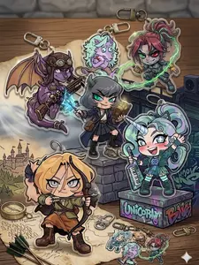 Deadlock Acrylic Keychain