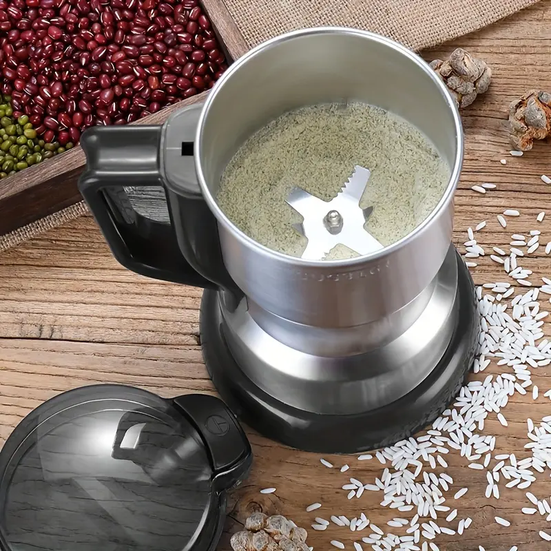 400g/400ml/14oz Electric Coffee Bean Grinder - Powerful 300W Motor, 10s Fast Grinding, 4-Blade Stainless Steel, Wet&Dry Food Processor, One-Button Control, Deepen Grind Chamber for Beans, Spices, Nuts, Quickly Evenly Grinding