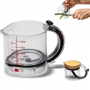 4-in-1 Multifunctional Adjustable Measuring Cup -Features a Scraper-Style Sealing Base | Cube-ShapedKitchen Measuring Tool for Cooking & Baking | ThePerfect Gift for Mom