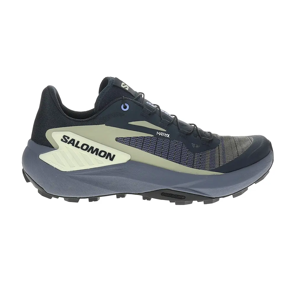 Salomon Womens Genesis Trail Running Sneakers Shoes - Green