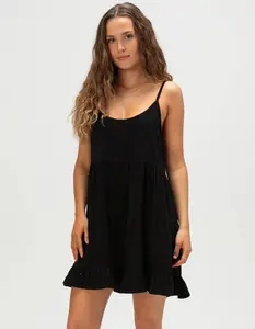 RSQ Womens Open Back Babydoll Dress