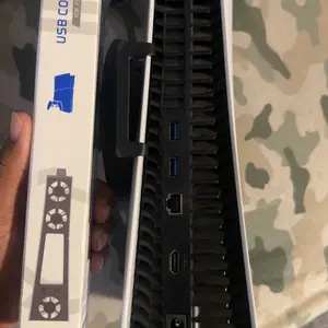 Ps5slim Host Cooling Fan with LED Light, Active Cooling, Cooling Strong Airflow, Steady Cooling Airflow, Low Noise Cooling, Quiet Noise Reduction, Universal Fit, Perfect Gift for Boyfriend, Girlfriend, Valentine's Day