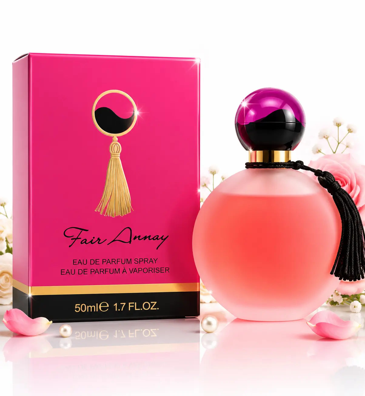 Fair Annoy Eau de Parfum for Women 50ml - Long Lasting Floral Fragrance, Luxury Perfume with Tassel Design, Perfect Gift for Her