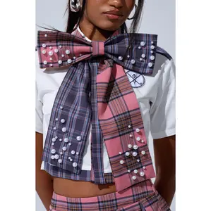 DREKE OVER THE TOP BOW NECKLACE