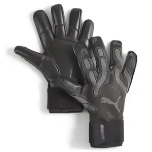 PUMA Mens Ultra Ultimate Hybrid Goalkeeper Gloves  - Black