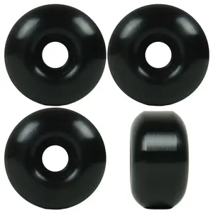 Skateboard Wheels 54mm x 31mm High Rebound 99A Black