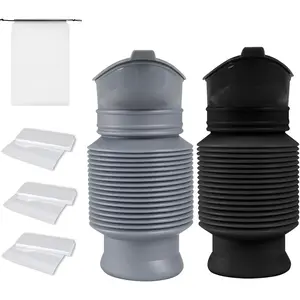 Pee Bottles for Men, Portable Urinal for Men, Collapsible  Bottle 750ML,  Urinals for Men and Women,  Urinal Shrinkable Pocket Toilet for Travel, Camping, Traffic Jam, Road Trips