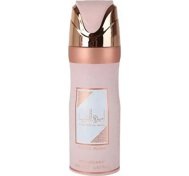 Lattafa Ameerat Al Arab Prive Rose 200ml Body Spray - Women's EDP Fragrance, Elegant Floral Scent, Sweet Fragrance, Single Item, Roses