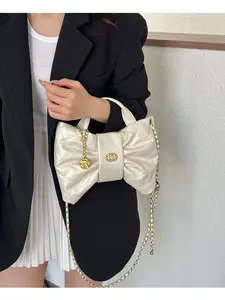 Elegant Bow Design Crossbody Bag for Women, High-Quality Style Commuter Accessory, Perfect for Daily Use & Stylish, Quilted Shoulder Bag
