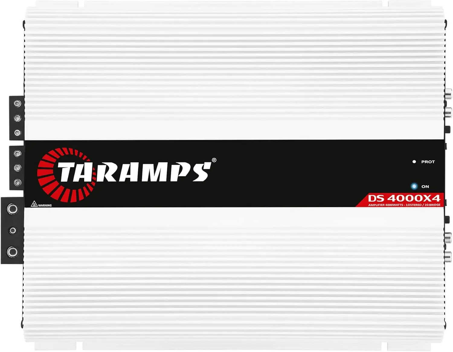 Taramps DS 4000x4 1 Ohm 4000 Watts Rms 4 Channels of 1000x4 Watts Car Audio Amplifier Class Full Range Crossover Fixed Rca / High Level Input System