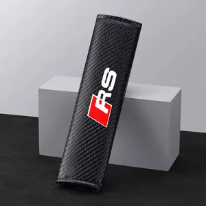 2 Piece Car Seatbelt Shoulder Pads For RS3 RS4 RS5 RS6 RS7 RS8,Comfortable and Durable, Car Interior Decoration Accessories