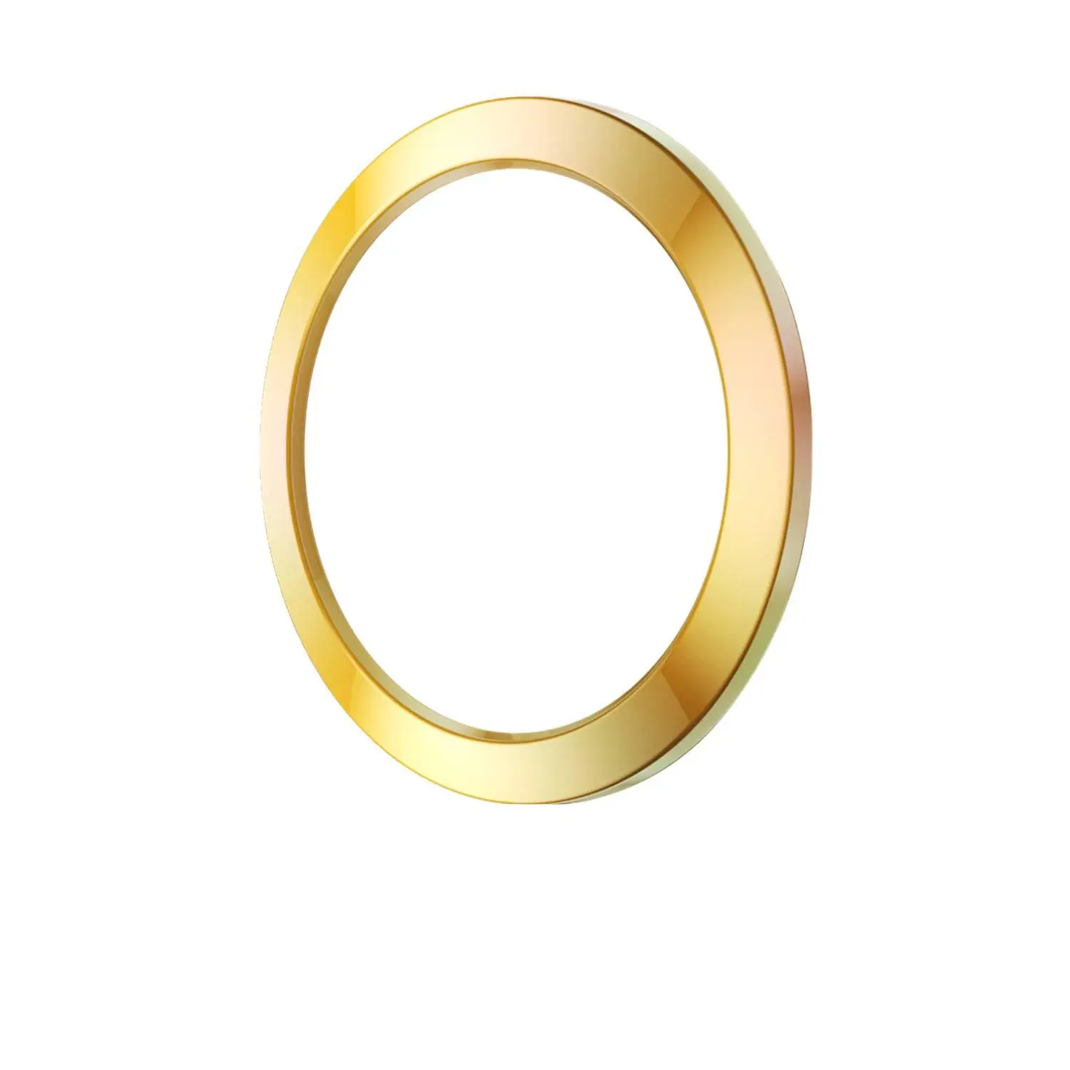 Electroplated yellow [modified bezel - flat style]