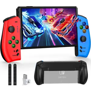 ESYWEN Gamepad for Switch/OLED Hall Effect Joystick Switch Joycon Ergonomic Handheld Switch Grip Gaming Controller with Turbo/Vibration/Programmable/LED