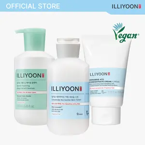 Sensitive Skincare Trio (Facial Cleanser, Milky Toner, Cream) | Hypoallergenic & Gentle on Sensitive Skin, Instant Hydration, Vegan Moisturizers for All Skin Types (8.45 fl.oz + 8.45 fl.oz + 6.76 fl.oz)