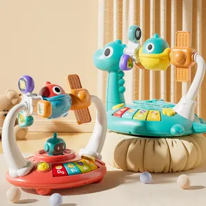 Baby Piano Toy with Music and Lights, Early Education Musical Keyboard Gift for 18 Months Old, Interactive Infant Learning Instrument, Musical Light Up