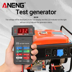 ANENG BT172 multimeter can measure voltage and features a battery test function; it is a professional automotive diagnostic tool,Suitable for12v batteries、Generator、Detection、Reverse prompt、Rever sedisplay、Overvoltage 、Alarm prompt