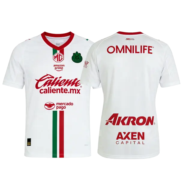 New Chivas 2025 26 Away White Home red short sleeves football jerseys shirt without number