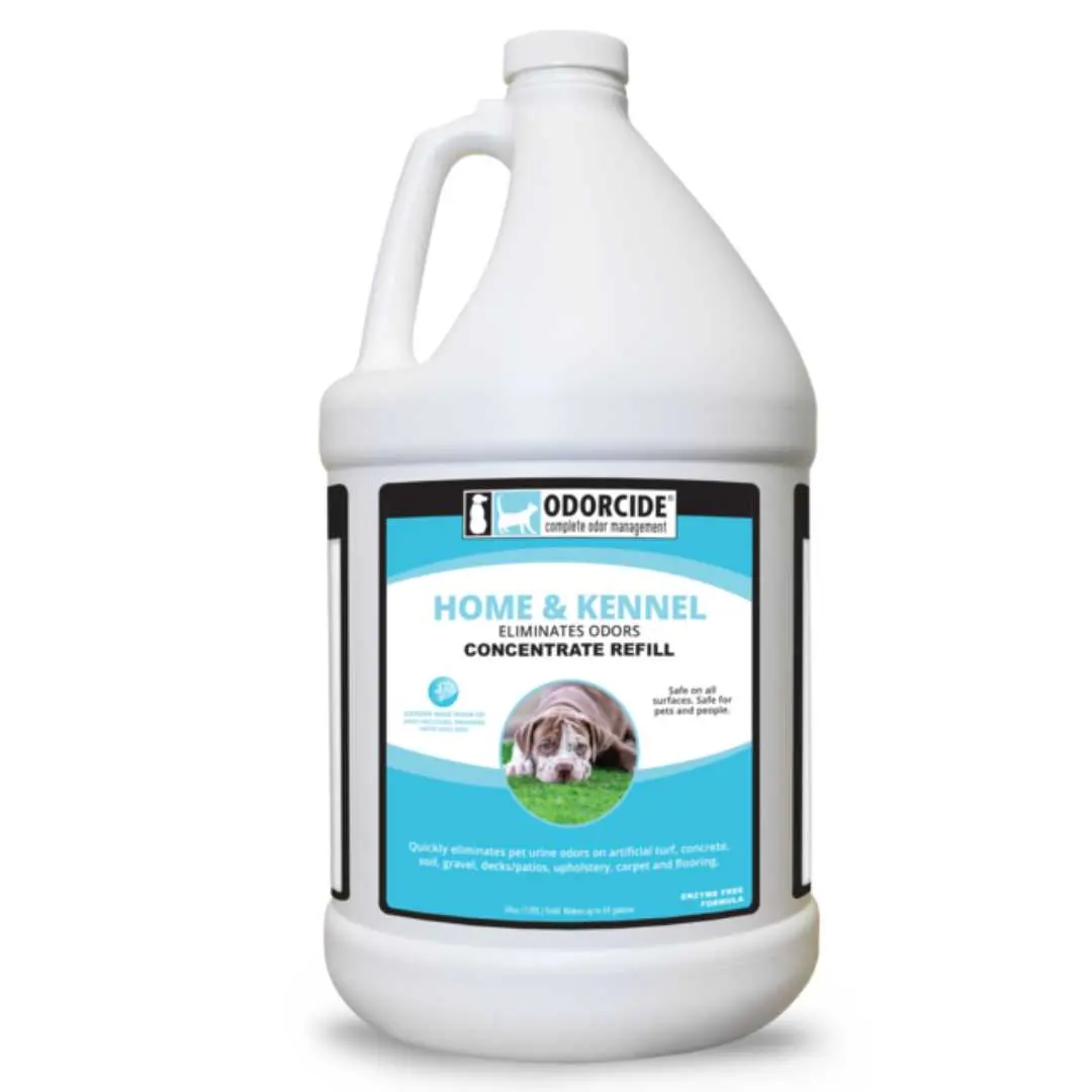 Odorcide Pet Odor Eliminator for Home & Kennel – Non-Enzymatic Pet Urine Odor Eliminator Spray – Pet Supplies for Indoors & Outdoors (64 oz)