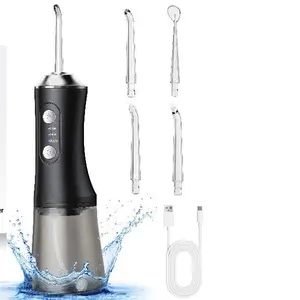 Portable Electric Oral Irrigator for Deep Cleaning, Teeth Cleaning Machine, Rechargeable Water Flosser with 3 Cleaning Modes, Waterproof, Oral Care Products for Home & Travel #TOP PICKS