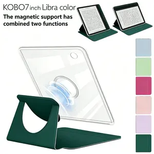 PadShield Magnetic Split Clear Acrylic Protective Shell, Slim Detachable Cover for 7-inch KOBO Libra Color E-Reader