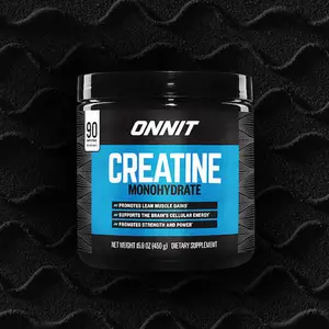 ONNIT Creatine Monohydrate Wellness Supplement, 5g Per Serving, 90-Serving Tub