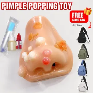 Disgusting Pimple Popper Toy Spray Game – Fun Prank Toy for Family Gathering, Holiday Gift for Christmas Halloween Party