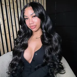 Wiggins Hair Body Wave 7x4 Closure Wig Ready to Go Glueless Wig Pre Cut Lace Pre Bleached Knots Wig Pre Plucked Beginners Friendly Glueless Wig Human Hair
