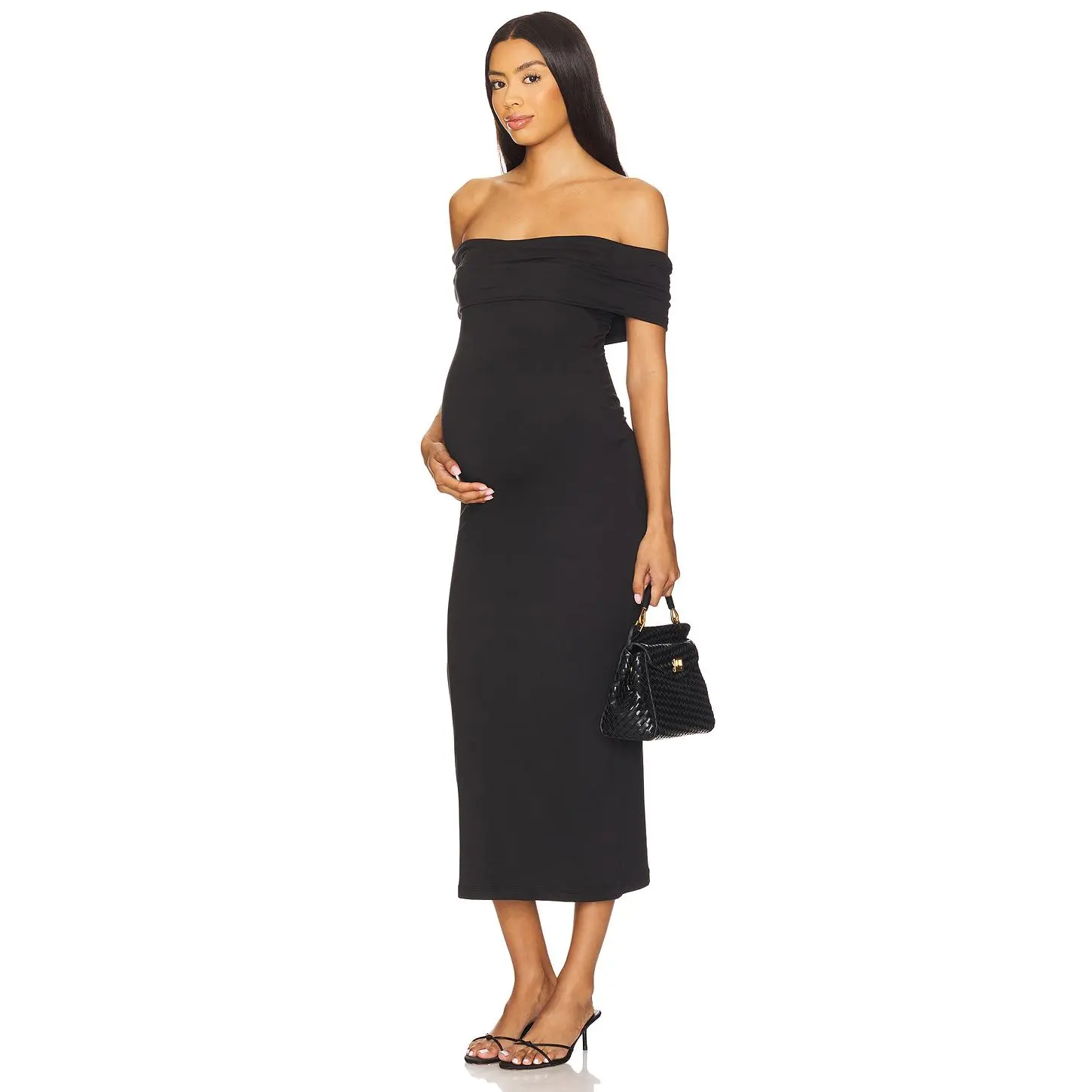 BUMPSUIT The Bianca Midi Dress in Black