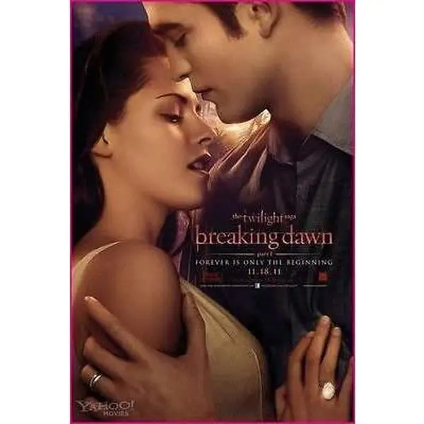 THE TWILIGHT SAGA: BREAKING DAWN PART 1 - 11.5"x17" Original Promo Movie Poster Mint