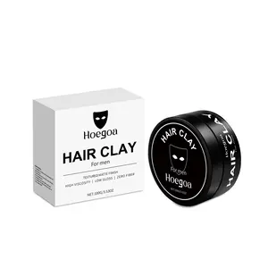 Hoegoa Men's Styling Clay Hair Naturally Fluffy Smooth Glossy Long-lasting Styling Matte Texture Clay