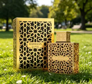 Rayhaan Elixir Unisex EDP Spray 3.4 Oz 100ml Classic Oriental Elegant Fragrance Long Lasting Sophisticated Scent For Men Women Daily Casual Wear