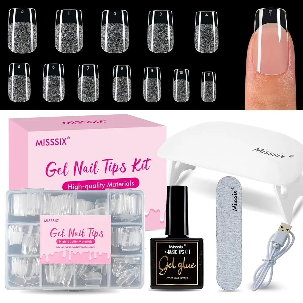 Short Square Nail Kit