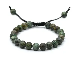 Bracelet for Women Men's Gifts - Protection Healing Crystal Bracelet - 8mm Gemstone Beaded Adjustable Bracelet