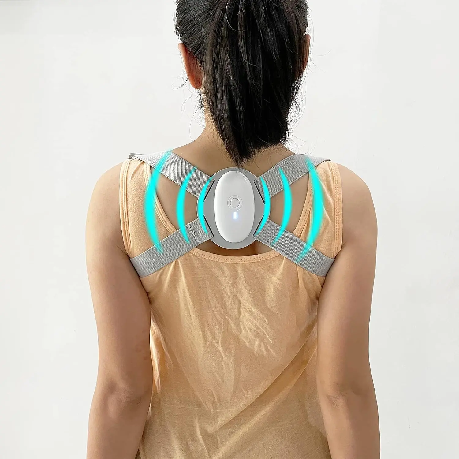 Smart Posture Corrector, Upper Back Brace With Vibration Intelligent Reminder, Trainer For Women/Kids/Men, Prevent Humpback, Help To Keep Right Develop A Good Habit