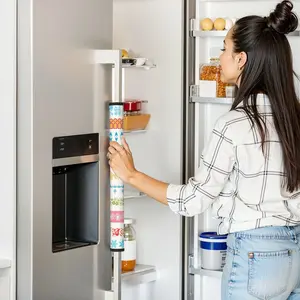 Pyrex Lover Collector Mid Mod Cool Kitschy Refrigerator Handle Covers 2 pcs