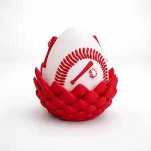 Baseball Dragon Egg Collectible – For Baseball Fans, Boys & Teens – Fantasy Desk Decor for Gaming Room, Bedroom & Office – Birthday Christmas Holiday Gift