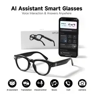DPVR G1 Smart Glasses with Camera AI Assistant Glasses Real-Time Translation Video Recording Voice Control Wearable