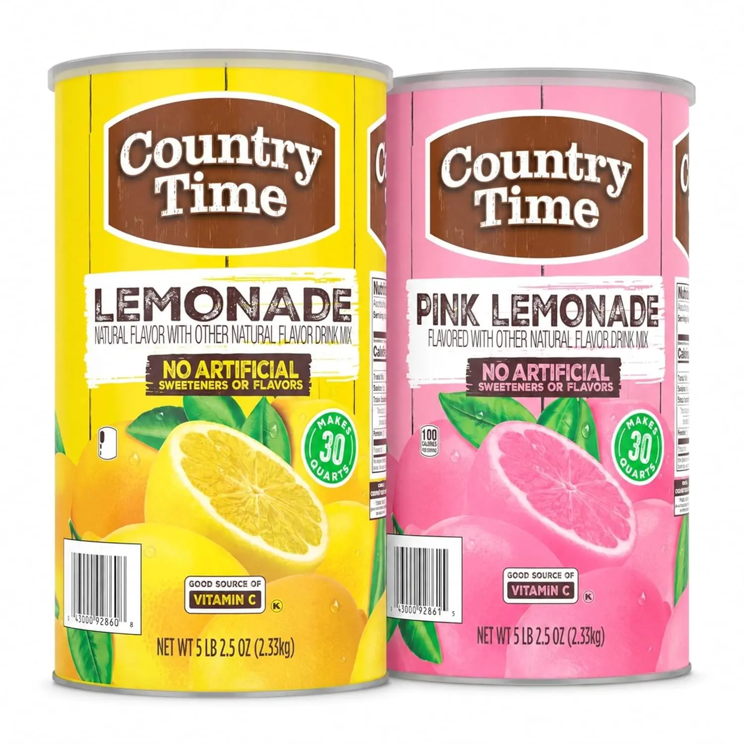 Obanic Natural Mixed Flavor Lemonade Mix Variety Pack - Hydration Beverage Drink Powder, 2-Pack, 82.5 oz, Citric Acid, Cupboard