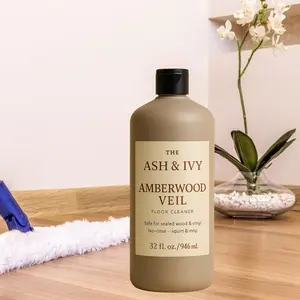 Ash & Ivy Amberwood Veil Floor Cleaner 32 fl oz No Rinse Squirt & Mop Safe for Sealed Wood Vinyl 946ml disinfecting luxury Cleaning Household