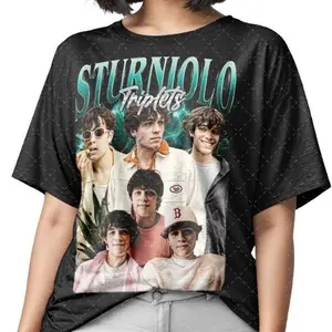 Sturniolo Triplets Fan Tee - Unisex Graphic T-Shirt, Casual Top For Fans, Unique Gift