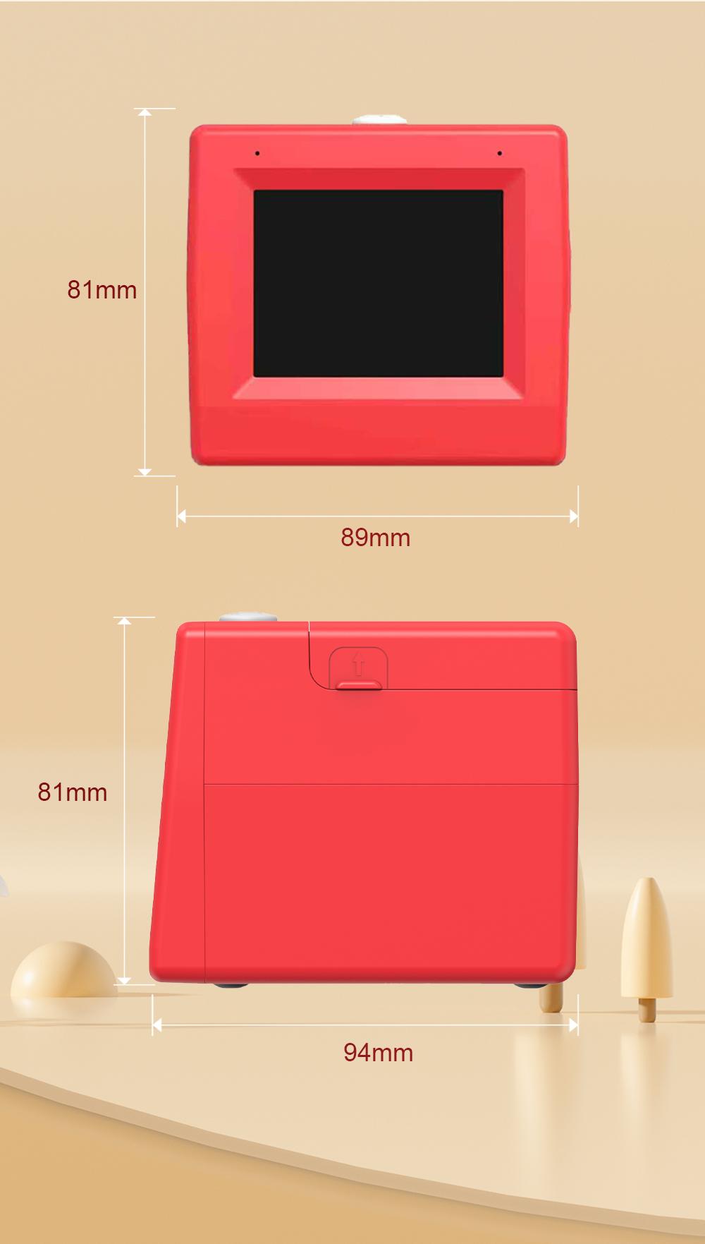 AI Voice Smart Sticker Machine - Portable Inkless Printer for Creative Minds | Transforming Voice to Art & Drawing Illustrations | Ultimate Tool for Sketching, Journaling & Imaginative Expression