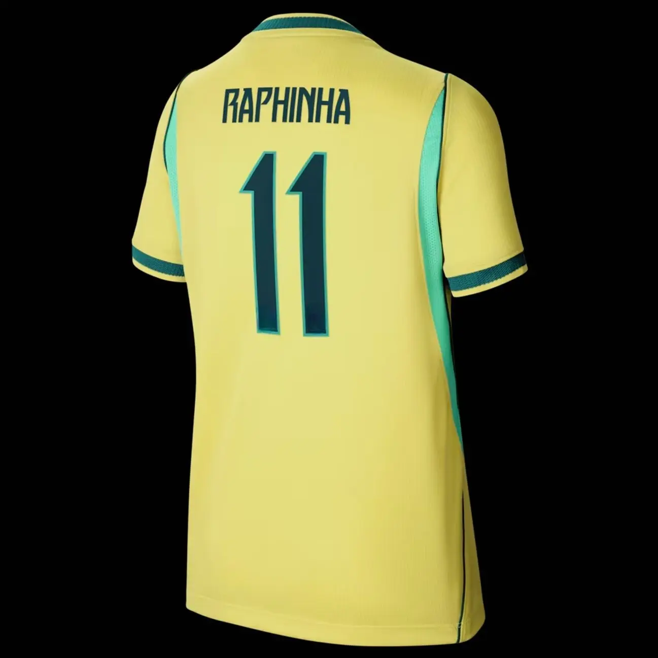 Unisex Soccer Mens Athletic Short Sleeve Football Shirt Sports Fan Training Top Breathable Lightweight Casual Streetwear Raphinha 2026 Home Stadium Replica Jersey - Yellow