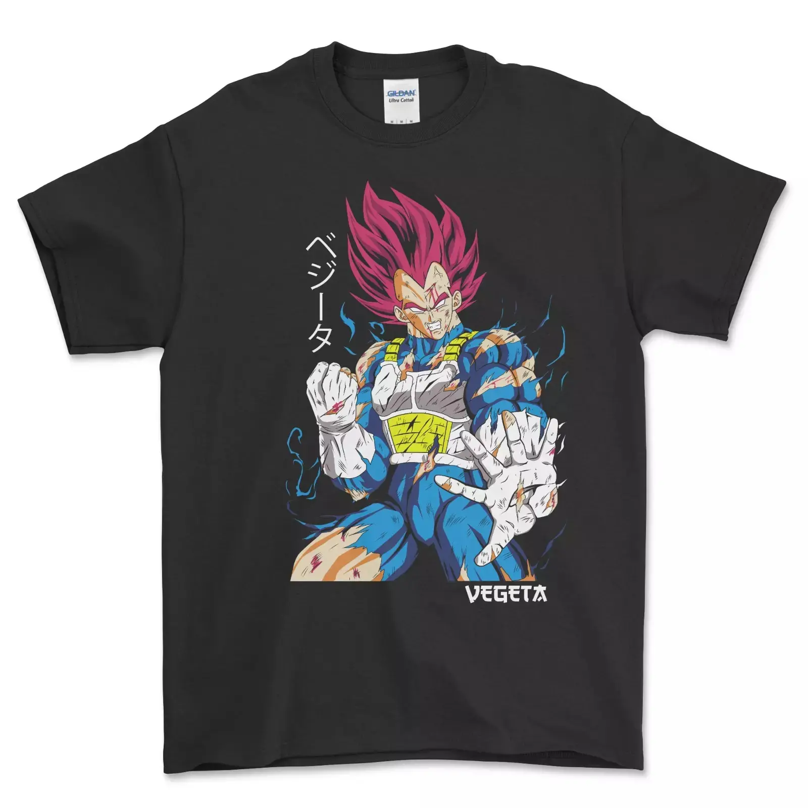Dragon Ball Vegeta Super Saiya Japanese Anime Manga Unisex Premium T-shirt