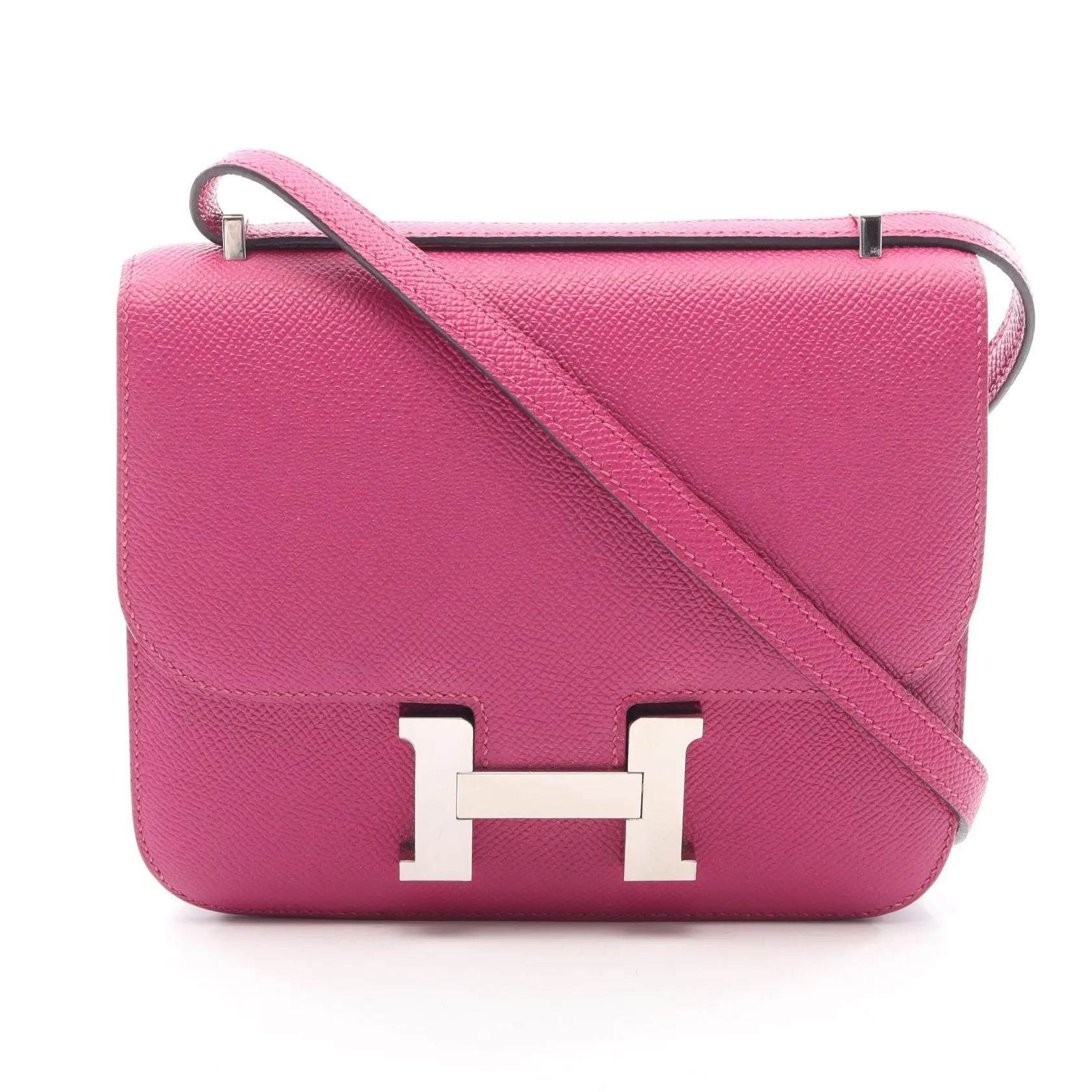 Pre-owned HERMÈS Calfskin Shoulder Bags Hermes Constance3 Mini Shoulder Bag