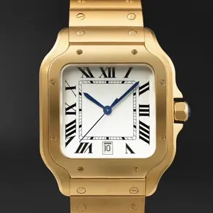 Mens Luxury Gold Business Automatic Homage Custom Watch