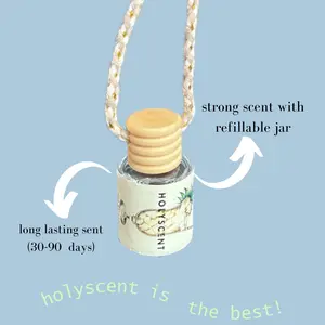 Piña Colada Air Freshener for Car | All-Natural Ingredients | Long-Lasting Fragrance | Car Fragrance