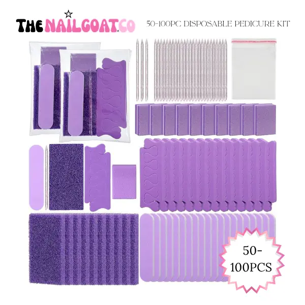 50–100PC Disposable Pedicure Kit